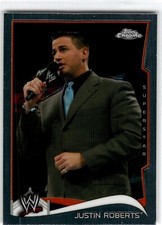 2014 Topps WWE Chrome  Justin Roberts  #27