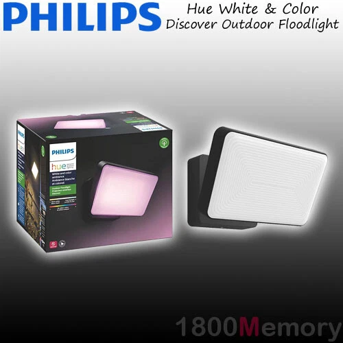 Philips hue discover outdoor white & color ambiance smart floodlight deals