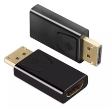 New Display Port to HDMI Male Female Adapter Converter DisplayPort DP to HDMI