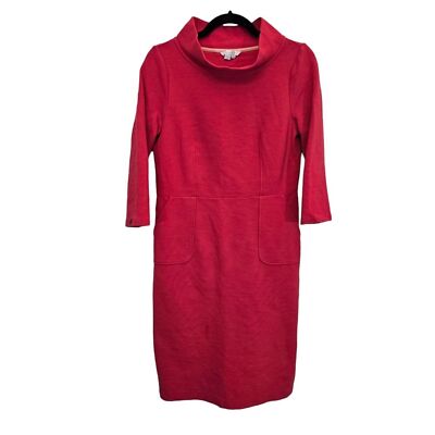 boden ribbed dress Ruffled Ribbed Dress-Emerald Night