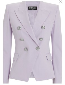 balmain lilac blazer