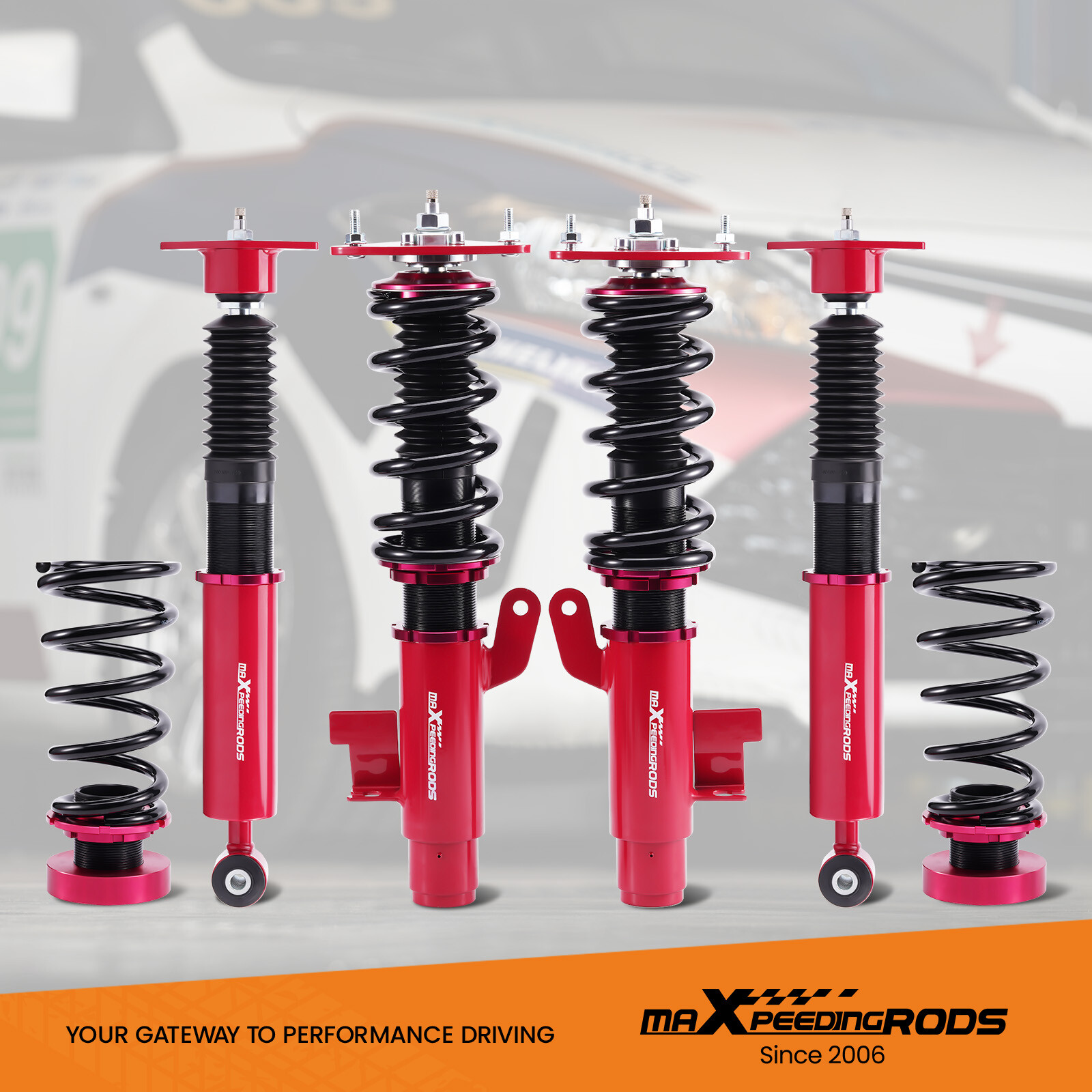 Full Coilover Coilovers Kit For Mazda 3 0413 24 Ways Adjustable Height