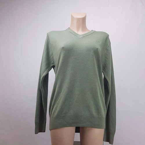3150~Cashmere Logoed Sweather with Check Pattern