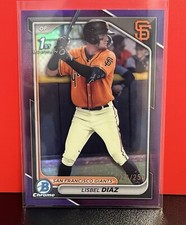 2024 Bowman Chrome Lisbel Diaz Purple 021/250 1st Prospect #BCP-194