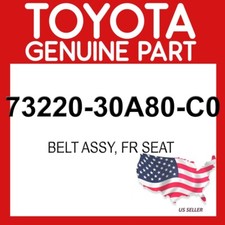 Toyota Genuine 73220-30A80-C0 Belt Assy Fr Seat 7322030A80C0 OEM