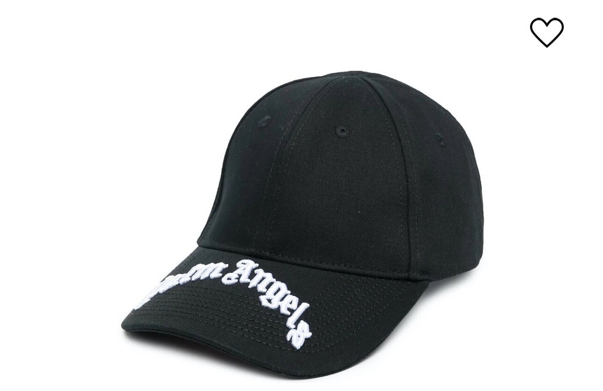 NEW Palm Angels Black Classic Logo Cap Palm Angels Classic Logo Cap Off Black Men main image 2