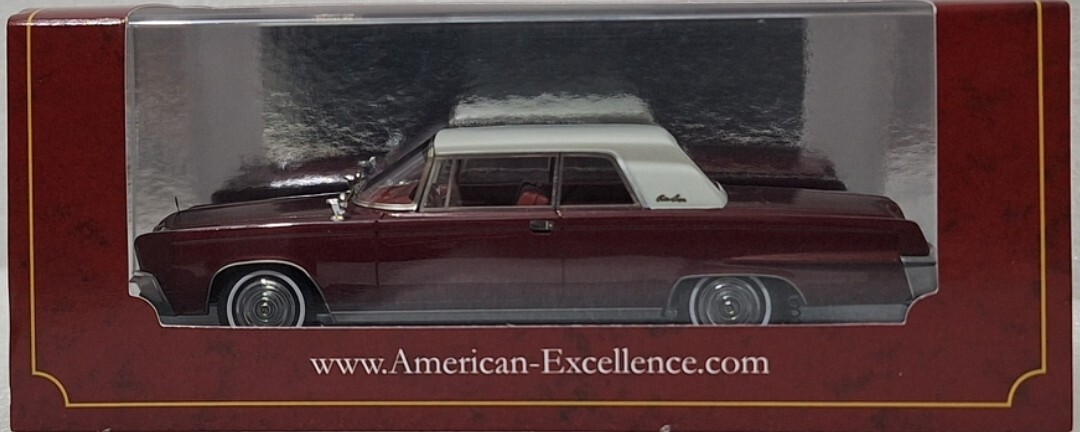 Imperial Crown Coupe 2-Door 1965 Dark Red 1:43 Neo 44696 American