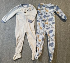 Footie Pajama Set Just One You  By Carters - Toddler 4T  Both Fleece Long Sleeve