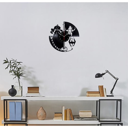 Vinyl Uhr Warcraft Wanduhr einzigartige Kunst Vinyl Schallplatte Wanduhr 35 - Bild 2 von 12