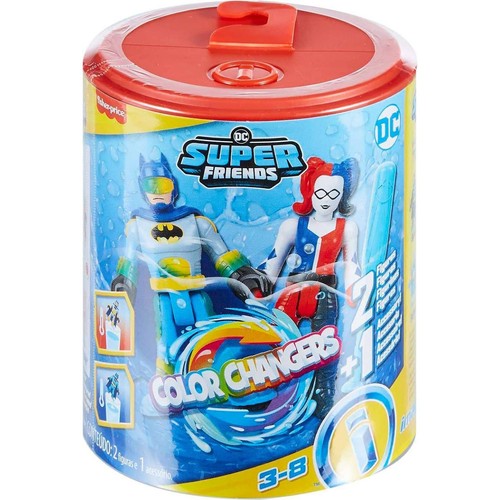 Fisher Price Imaginext DC Super Friends Color Changers Batman And Harley Quinn - 第 1/2 張圖片