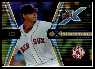 2008 Upper Deck X #X3-JB Josh Beckett Xponential 3