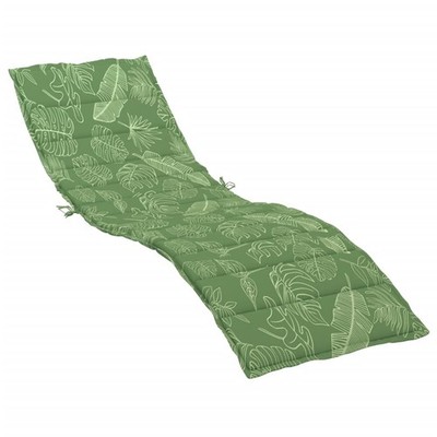 Lounger Cushion Oxford Fabric Rectangular Indoor Outdoor Modern Garden vidaXL