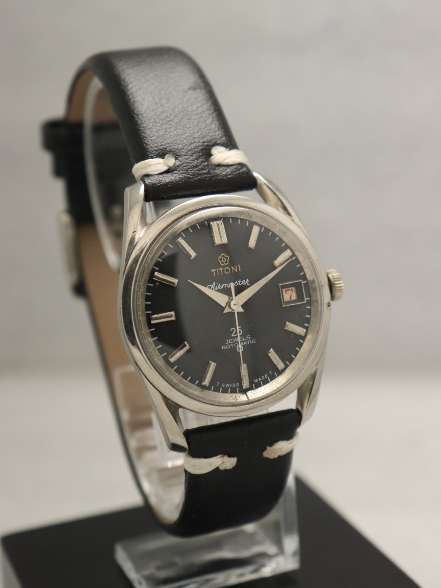 Used Titoni Airmaster 25 Jewels Rotomatic Automatic Swiss Made