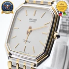 Vintage [Exc+5] SEIKO 6020-5930 30mm Dolce Silver Dial Quartz Men's Watch JAPAN