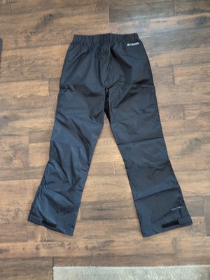 Columbia Omni-Tech Storm Surge Black Waterproof Rain Pants Women's Medium