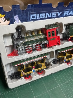 Disney Railroad Train Set 36 Piece Lionel Style Open Box READ