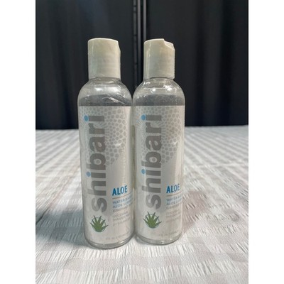 Shibari Water Based Aloe Lubricant 4oz 2 Pack Organic Aloe Glycerin Paraben Free