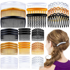 27 Pieces Hair Side Combs French Twist Hair Comb Lightweight Plastic 11/17/29 Te