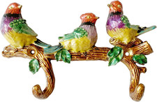Vintage Bird Shaped Decorative Wall Hook Rack Hanger for Hanging Clothes Coats T