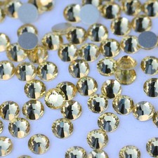 Jonquil Glass Stones Crystal Non Hotfix Strass Rhinestones Flatback For Nail Art