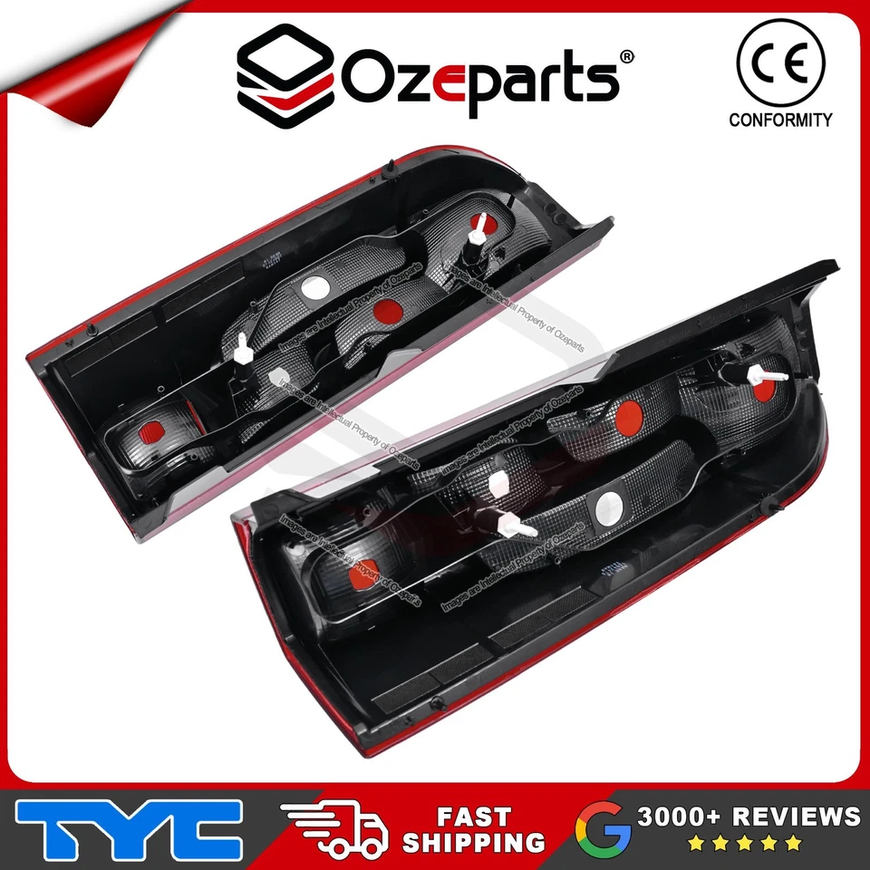TYC Pair LH+RH Taillight Tail Light Rear Lamp For Peugeot Boxer X250 Van 2019~On - Image 2 of 4