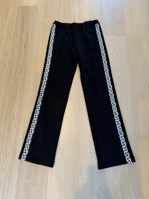Versace Black Greca Print Jogger Pants Size 40 -  1008416