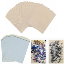 40pcs Tattoo Practice Skins with Tattoo Transfer Paper Kit Includes 30pcs A4 ...