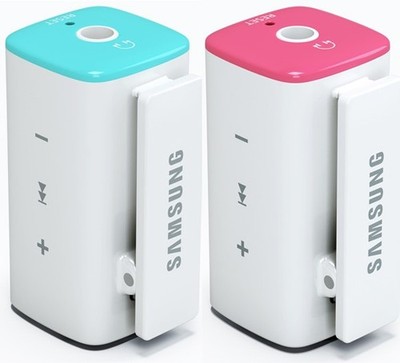 Samsung TicToc MP3-Player 2GB Pink & Grün YP-S1Q
