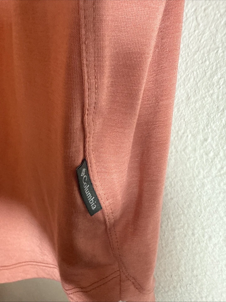 Vestido Columbia sin mangas midi coral para mujer talla pequeña coral Foto 3 de 4