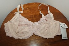 CHANTELLE RIVE GAUCHE FULL COVERAGE BRA UNDERWIRED ROSE PETAL NUDE SIZE 36D