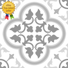 FP2953 Remy Peel Stick Floor Tiles Grey