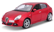 Bburago 22128MR 1/24 Alfa Romeo Giulietta Red Diecast Italian Hatchback