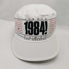 Vintage Los Angeles Olympics Hat Cap Snap Back Summer Games 1984 80'S CROWD CAP