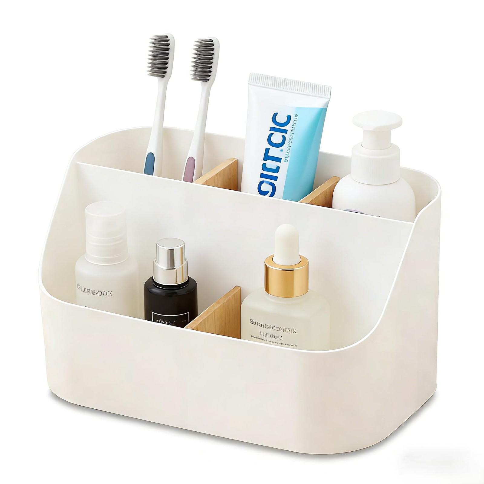 Organisateur de Bureau Premium en Chêne et Finitions Mat pour Intérieur Chic