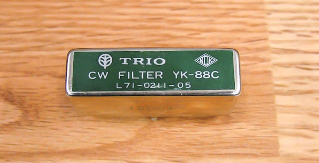 KENWOOD - TRIO KENWOOD YK-88C CWフィルター　ケンウッド KENWOOD YK-88C CW FILTER TS-130S TS-430S TS-440S TS-830S TS