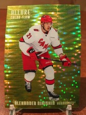 2025-26 UPPER DECK ALLURE YELLOW-GREEN SPECTRUM RC CF-3 ALEXANDER NIKISHIN 06/99