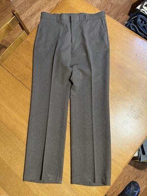Vintage Levi's Action Slacks Pants Mens 34x32 Brown Polyester