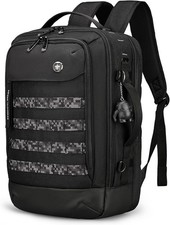 Swissdigital Design Travel Backpack with USB Charging Port, Laptop Backpack