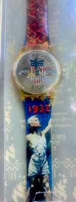 Vintage Swatch STOP Watch LOS ANGELES 1932 SSZ100 1994 Olympic Specials