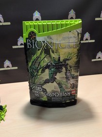 LEGO Bionicle Glatorian GRESH 8980 retired 2009 - 100% Complete Inst. & Canister