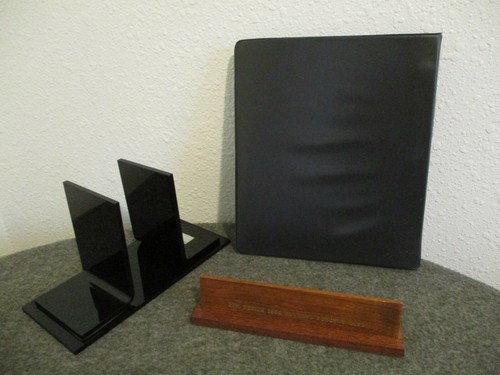 1960s ABMA/NASA- IBM DESK NAME PLATE "GEM REGION" & IBM LETTER HOLDER+BINDER - 第 2/12 張圖片