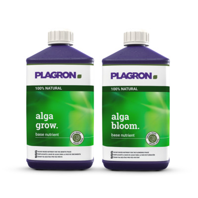 Plagron Alga Grow & Alga Bloom 1 Liter Bio-Dünger Set organischer Flüssigdünger 