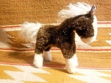 SWEET VINTAGE STEIFF FERDY PONY HORSE PLUSH MOHAIR BRIGHT CLEAN NO FADING 7