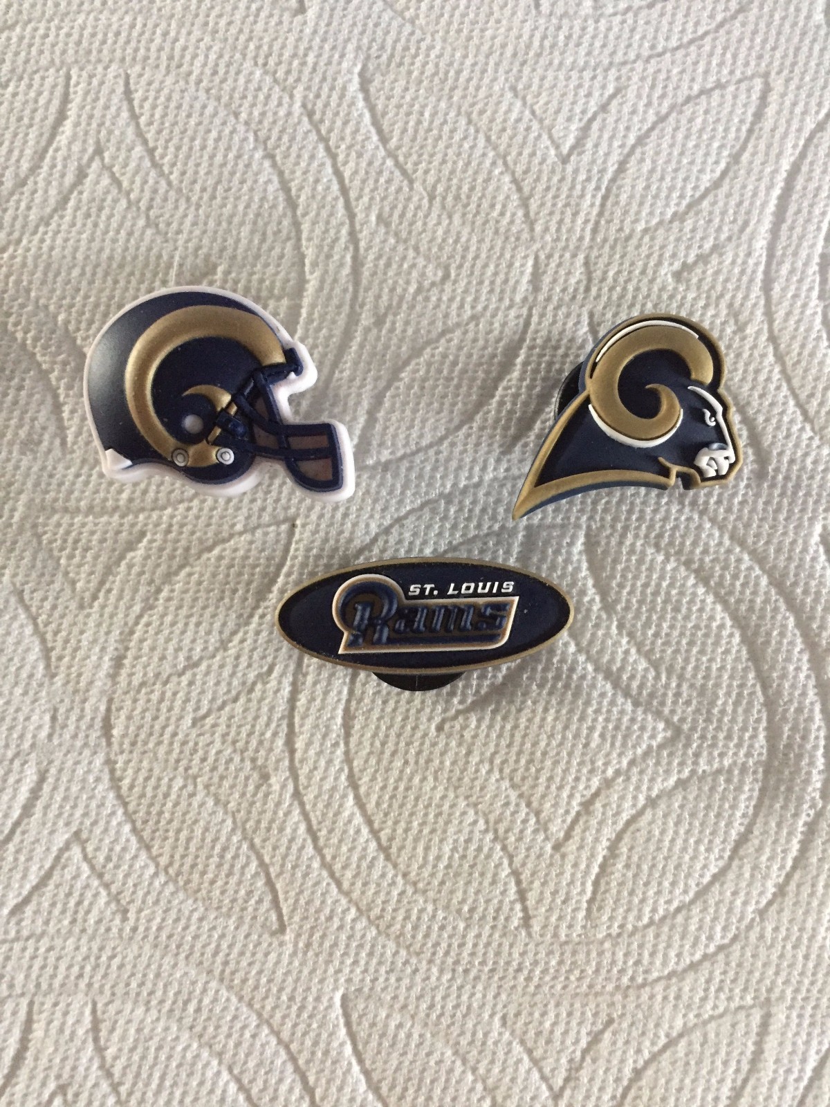 LOS ANGELES RAMS JIBBITZ LOS ANGELES RAMS SHOE CHARM NFL JIBBITZ RAMS