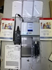 CANON SELPHY CP510 COMPACT 4 x 6 PHOTO PRINTER WITH CARD STOCK, PS & MANUAL