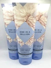 BATH AND BODY WORKS ONE IN A MILLION BODY CREAM 8 FL OZ EACH (3)