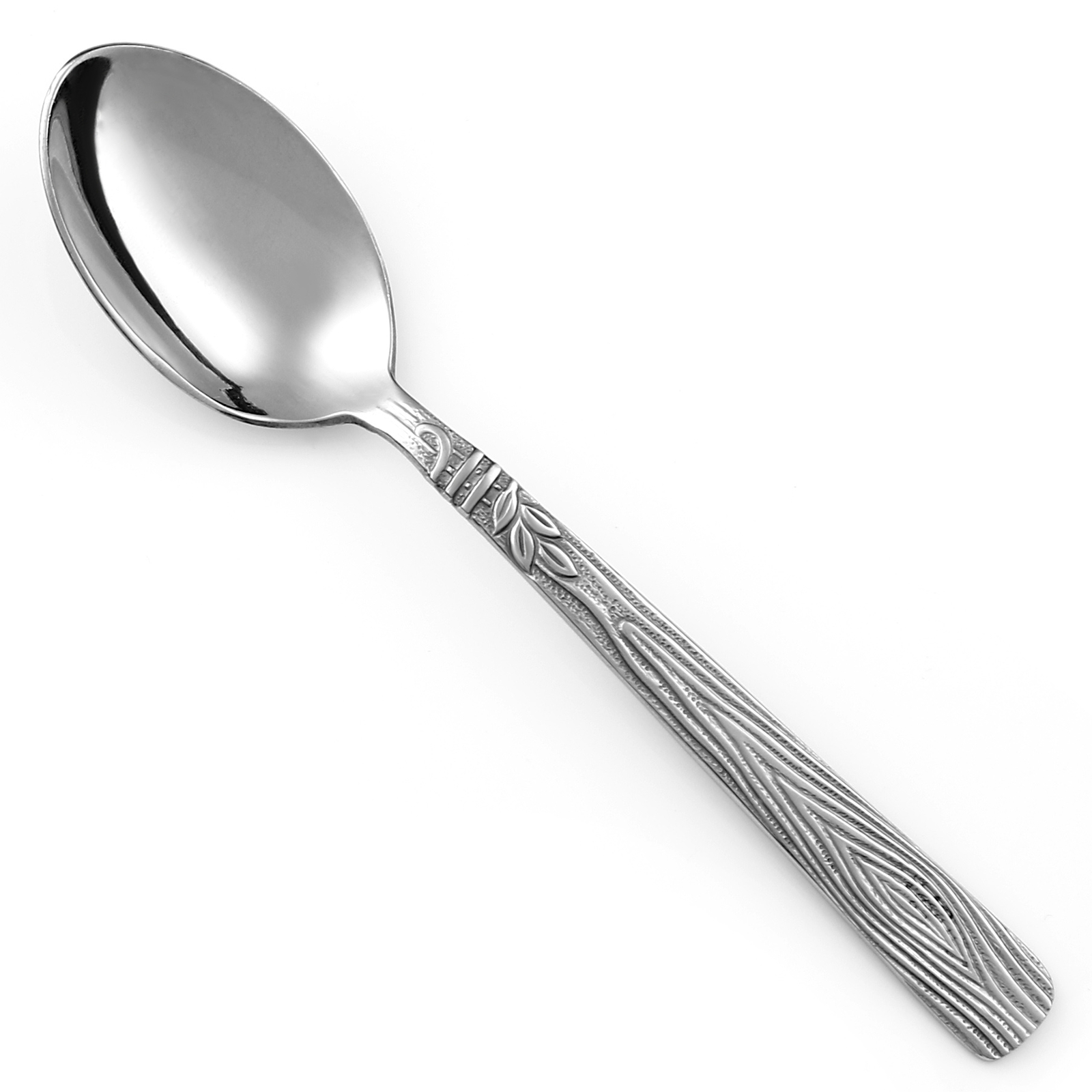 Pfaltzgraff NATUREWOOD Stainless Leaves Wood Silverware CHOICE Flatware