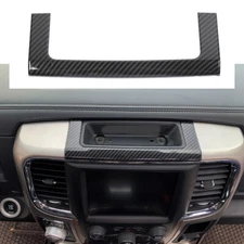 For Dodge RAM 2010-2017 Front Center Console Storage Box Frame Trim Decor Cover
