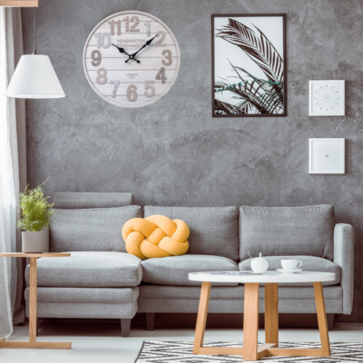 Rebecca Mobili Orologio A Muro Da Parete Mdf Bianco Cucina Vintage