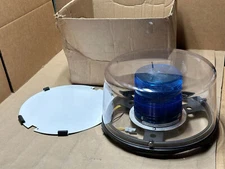 Tomar 801BL-LED-HP Blue Strobe Beacon Light 12" Enclosur